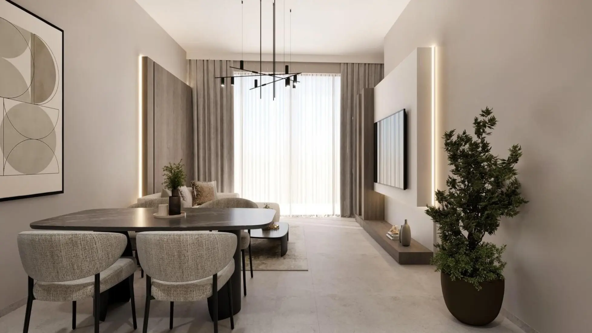 Unfurnished finishing 5