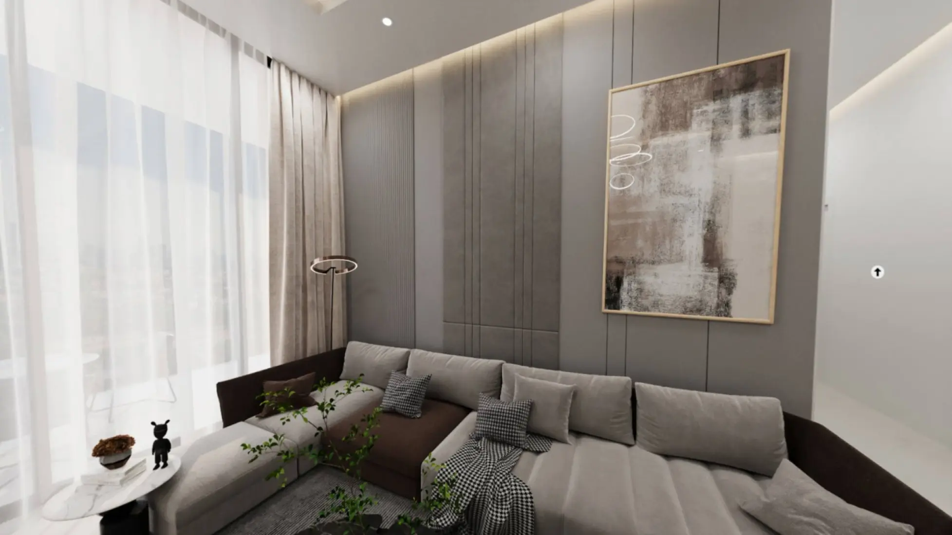 Semi-furnished finishing 8