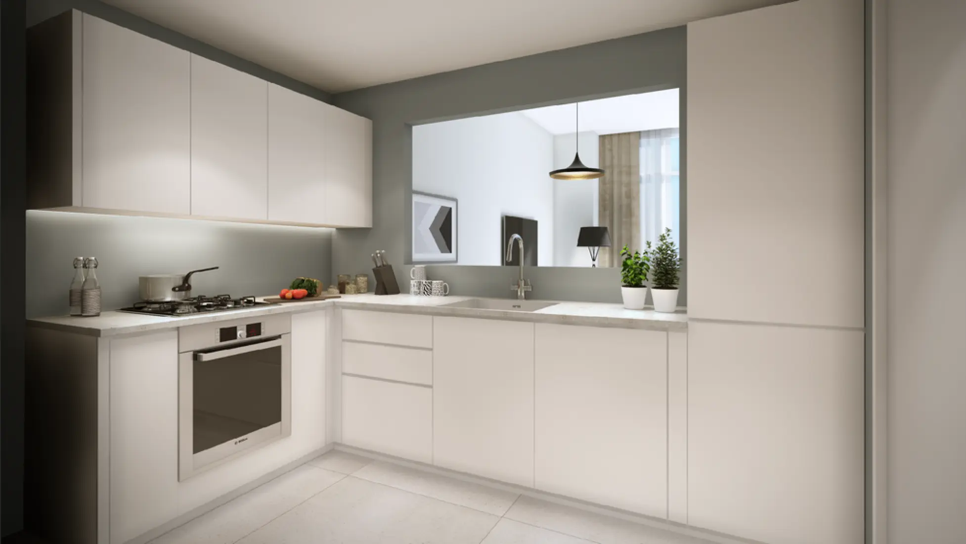 Semi-furnished finishing 1