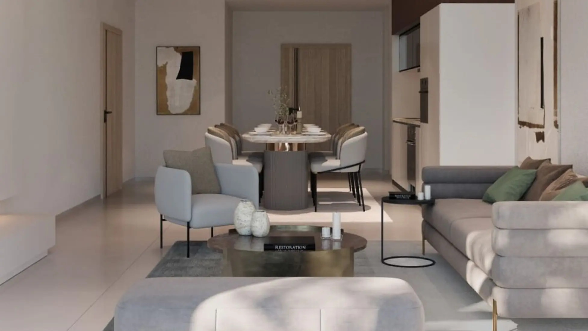 Semi-furnished finishing 3