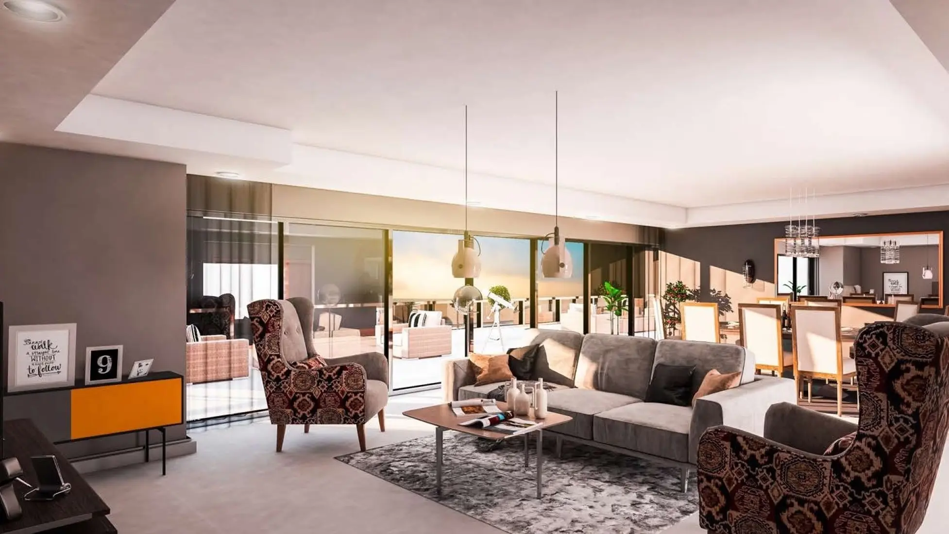 Semi-furnished finishing 2