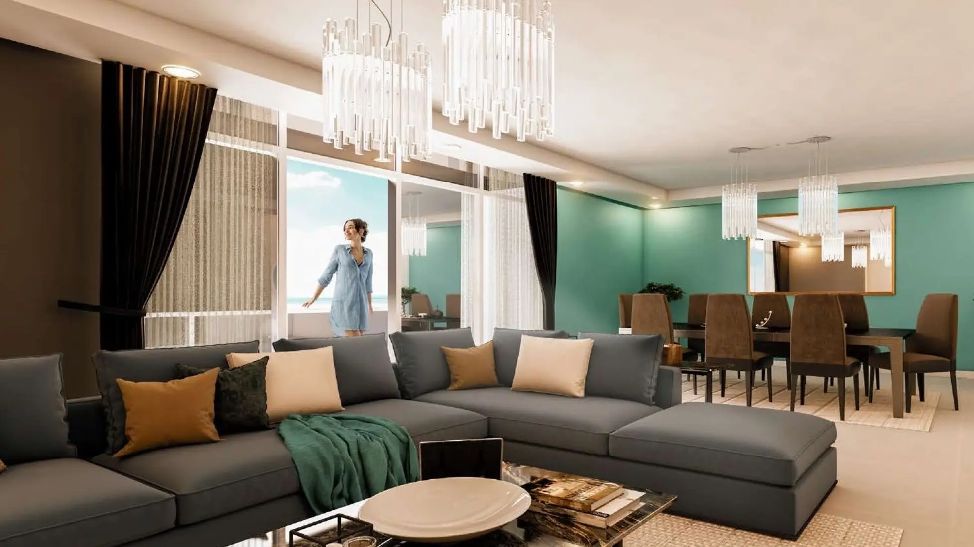 Semi-furnished finishing 4