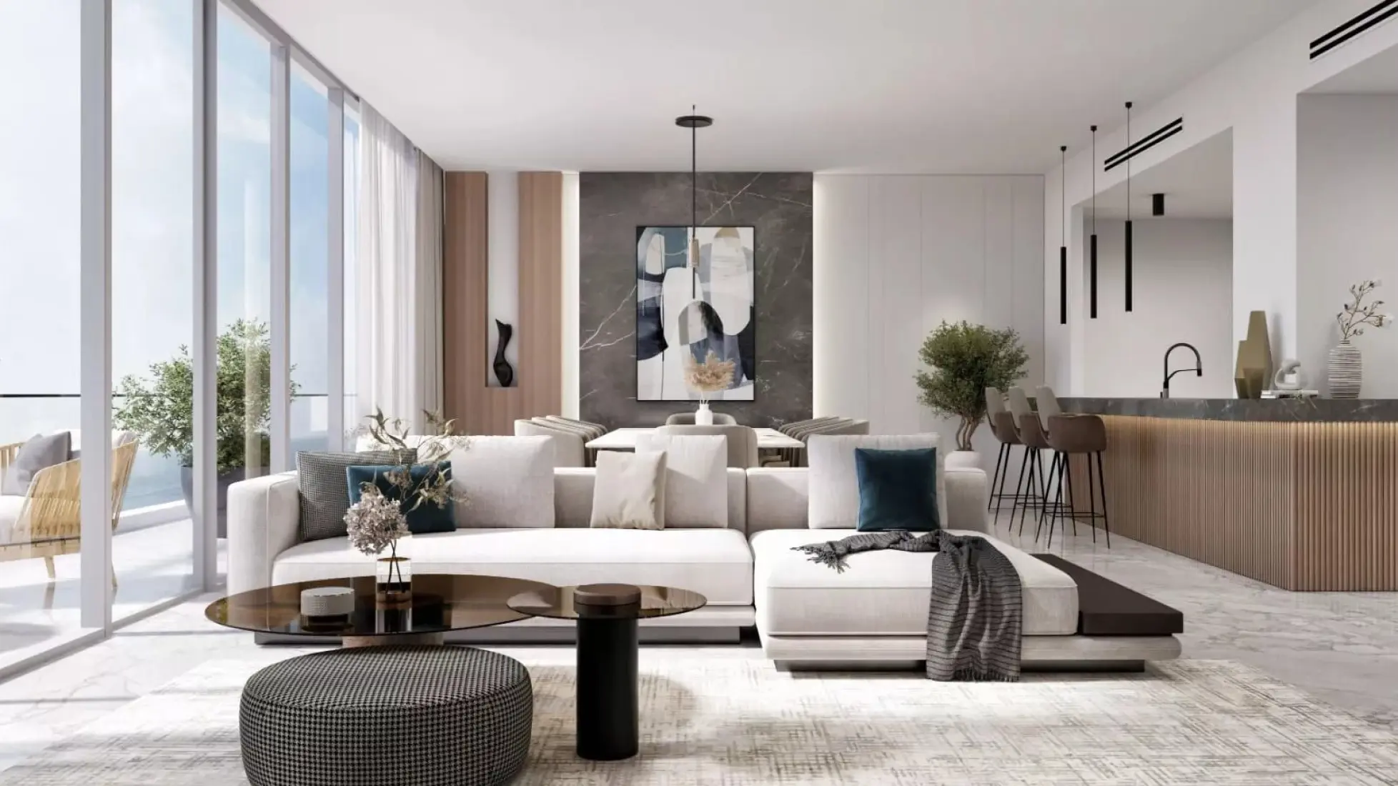 Semi-furnished finishing 2