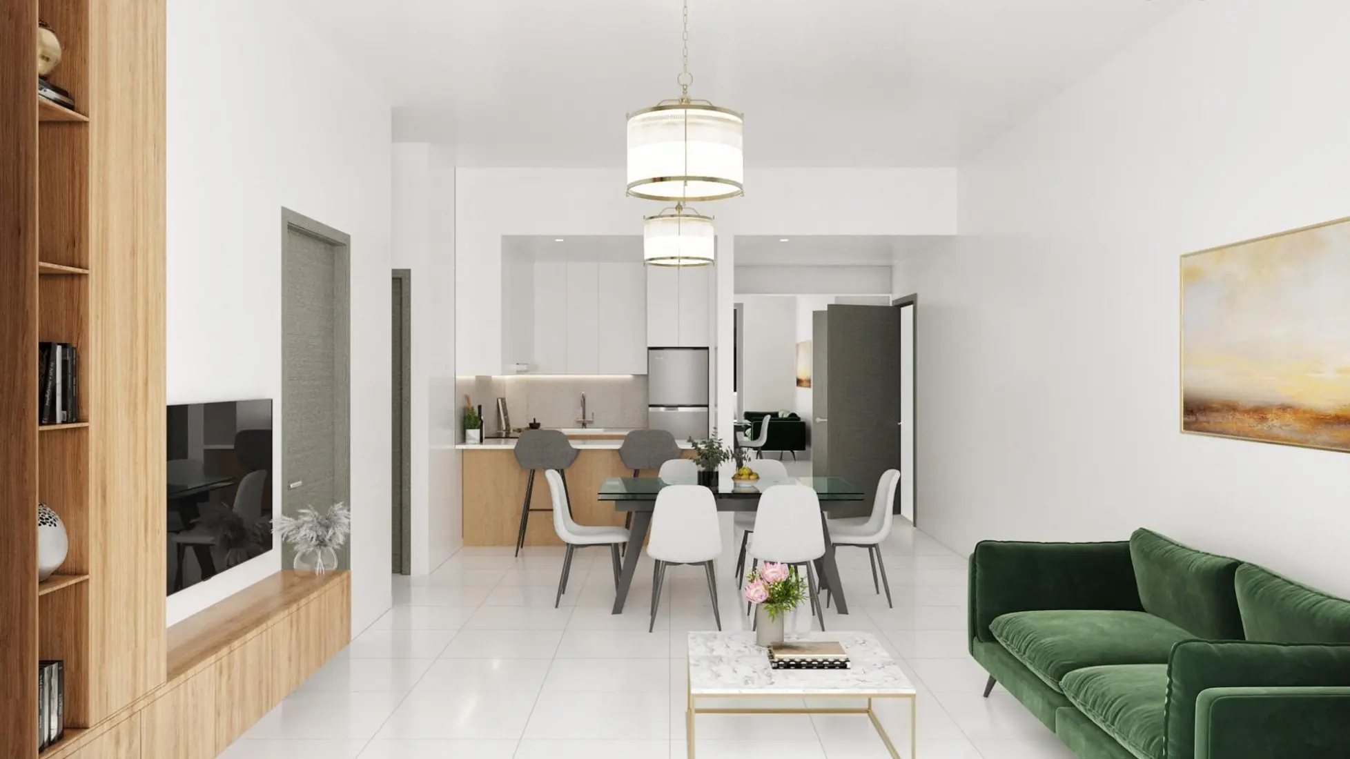 Semi-furnished finishing 4