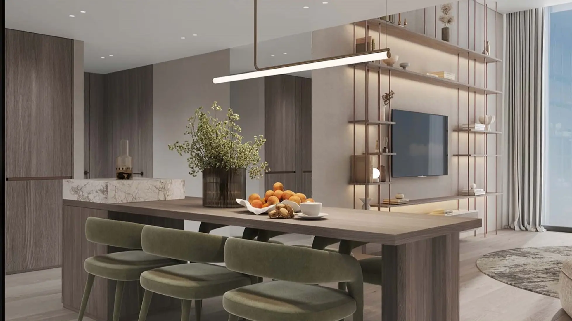 Semi-furnished finishing 2