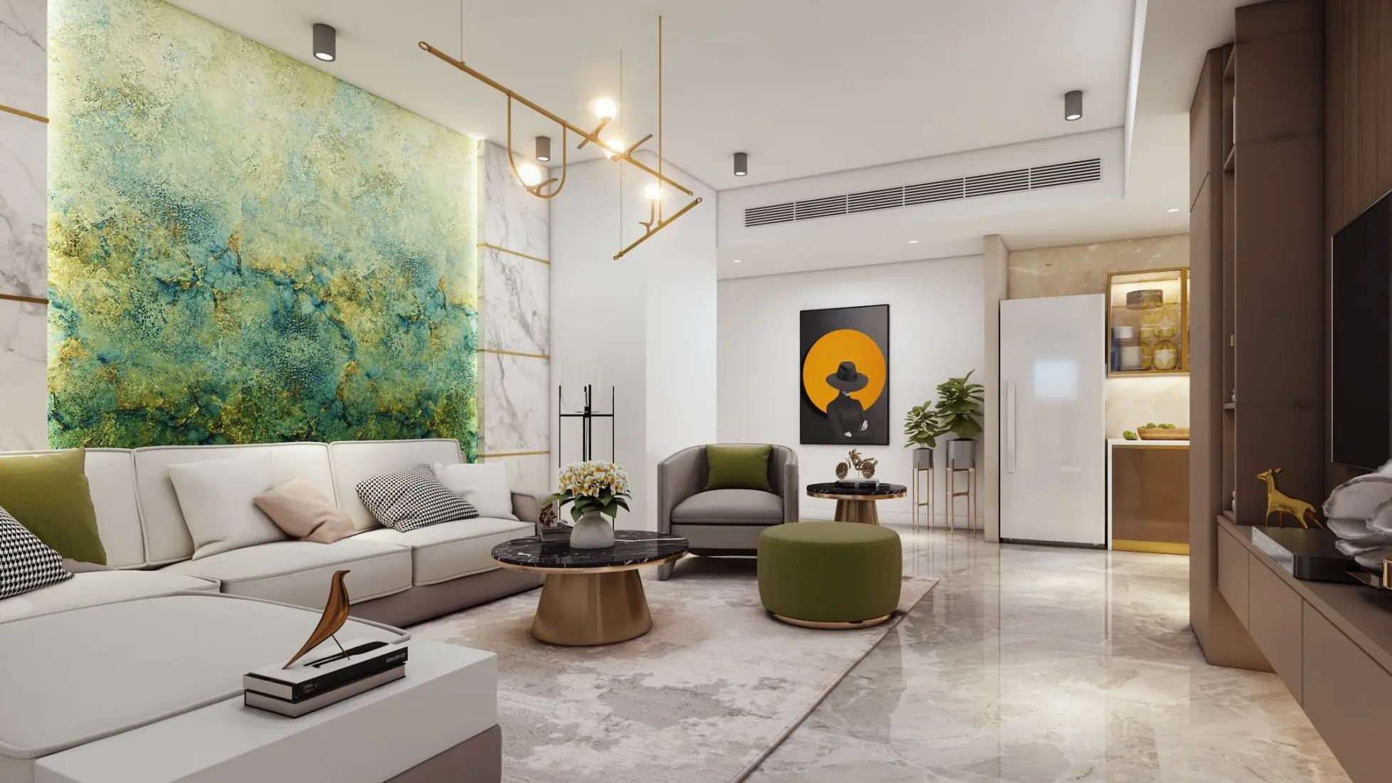 Semi-furnished finishing 3