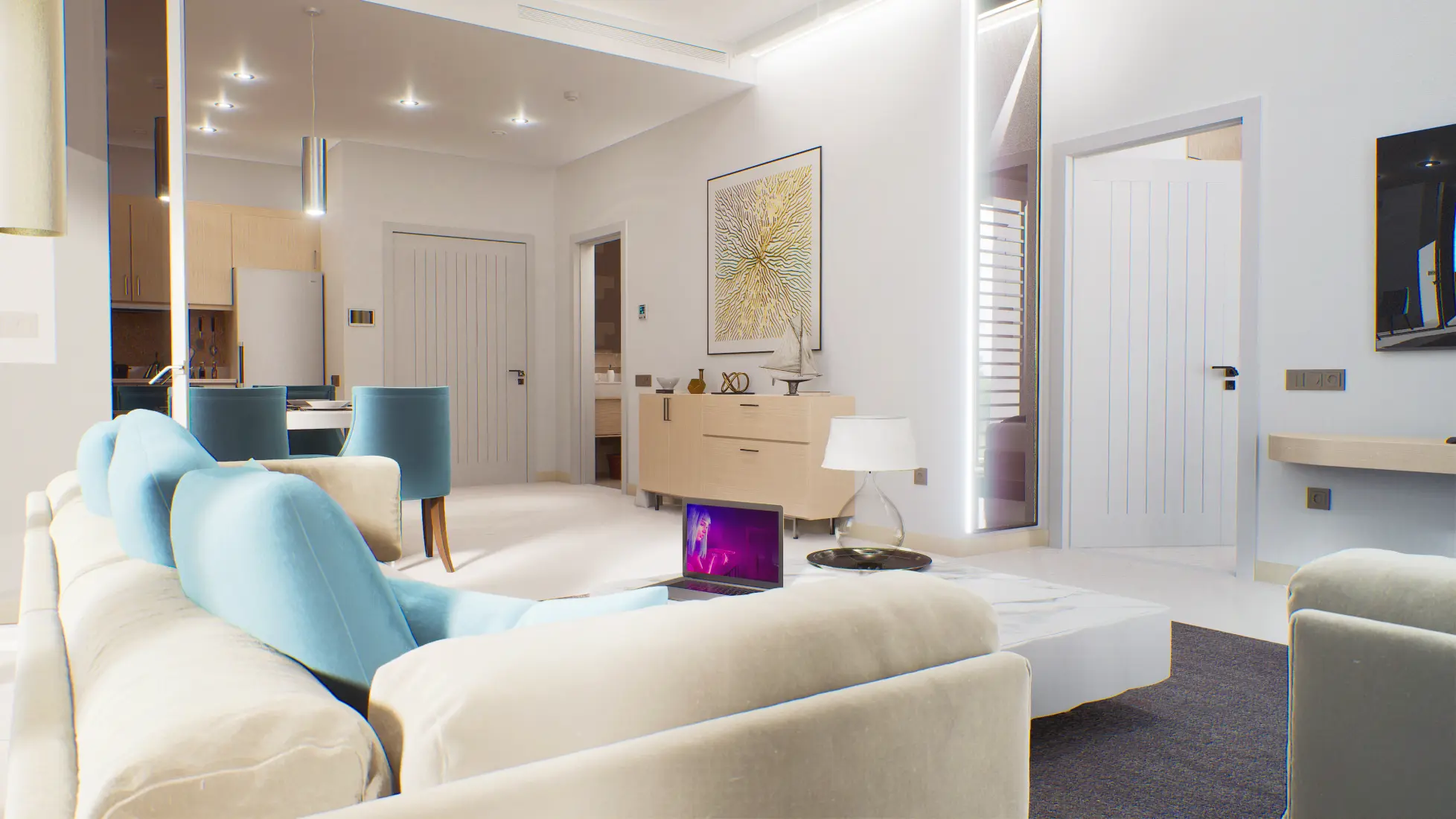 Semi-furnished finishing 1