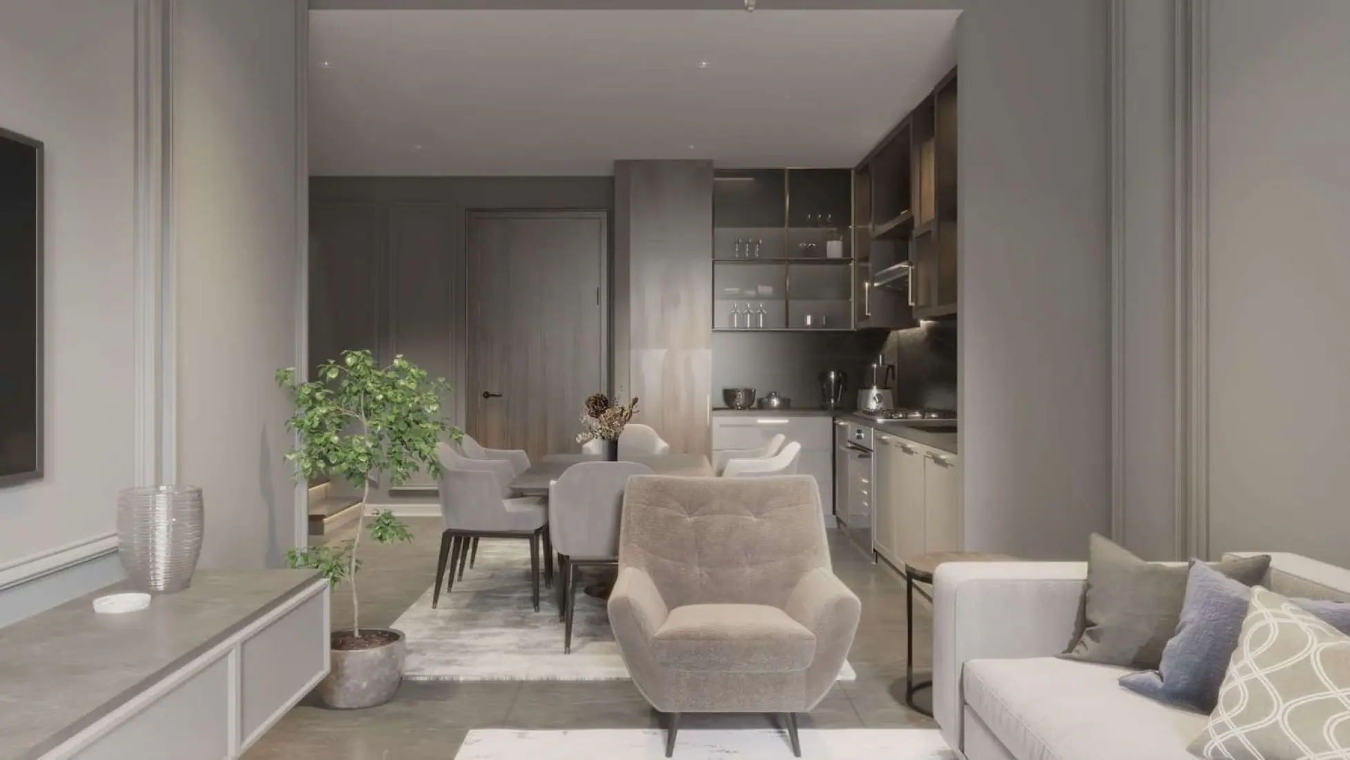 Semi-furnished finishing 3