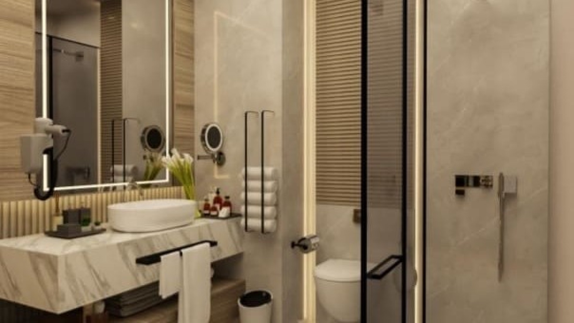 Semi-furnished finishing 6