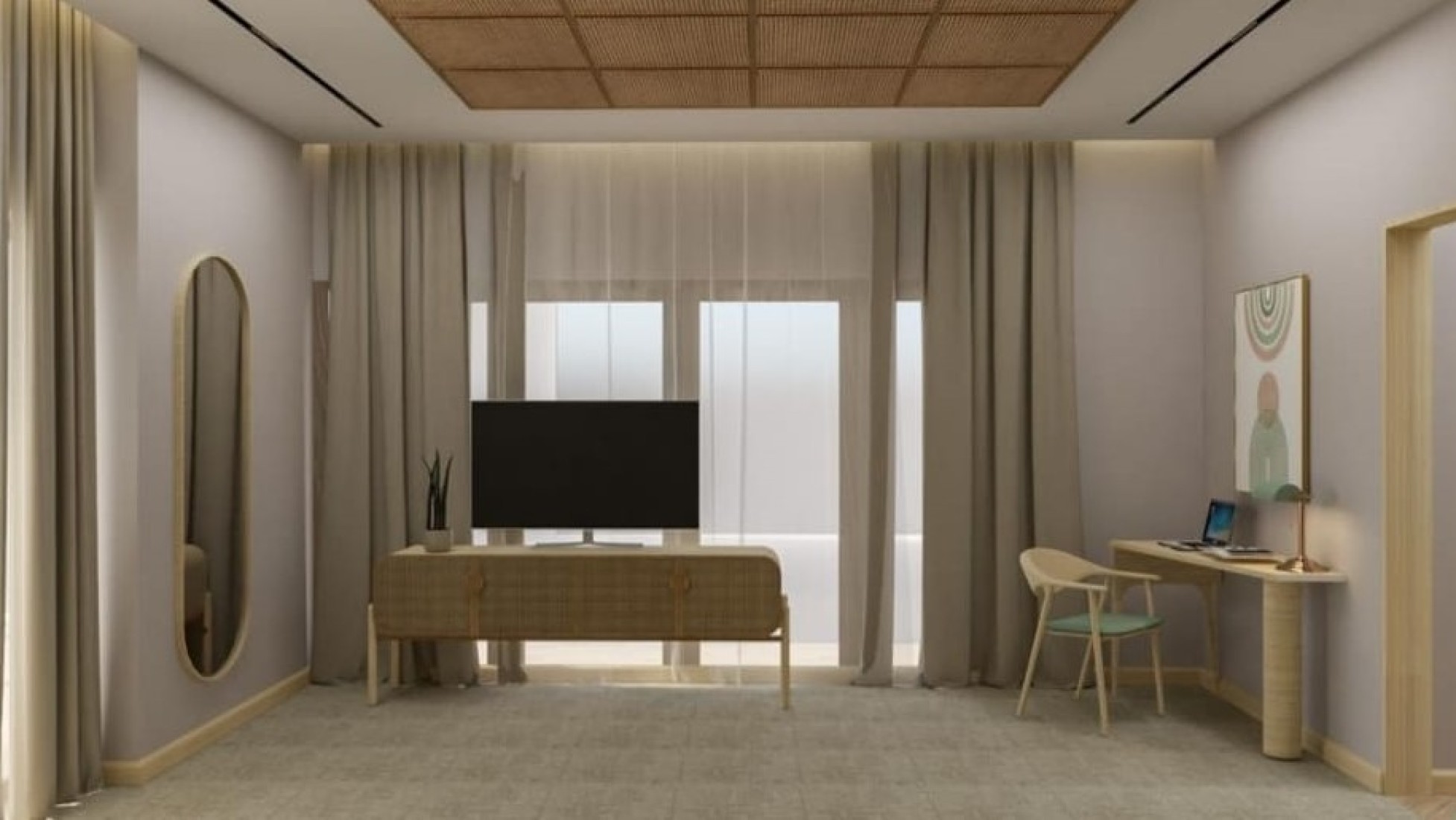 Semi-furnished finishing 7