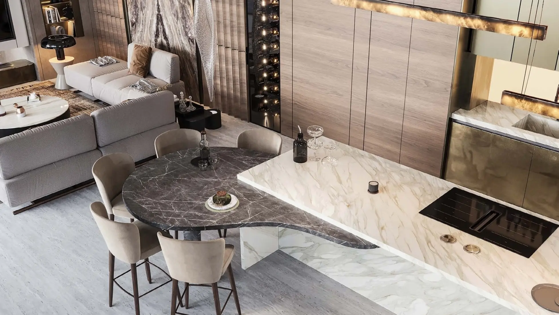 Semi-furnished finishing 1