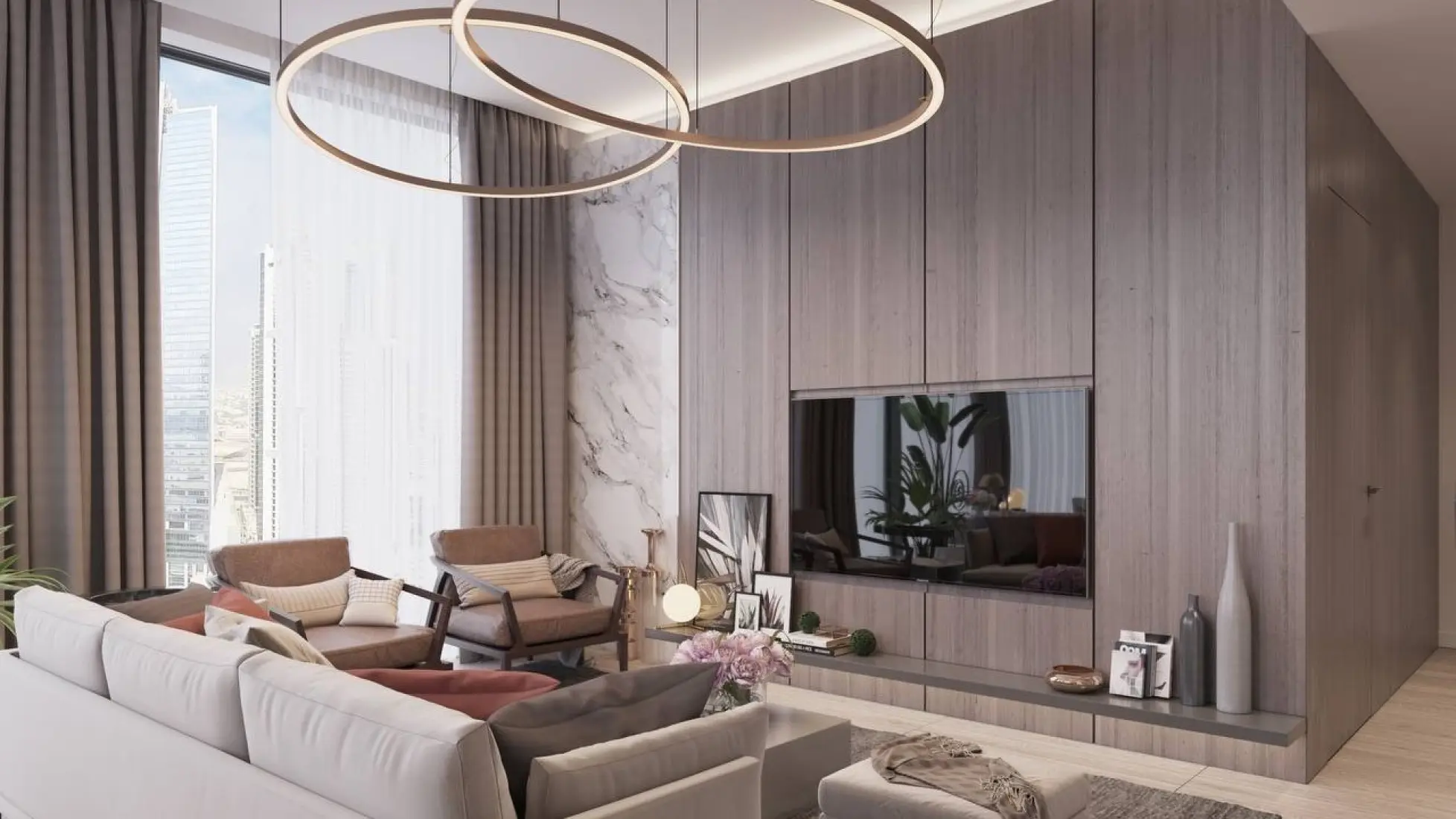 Semi-furnished finishing 4