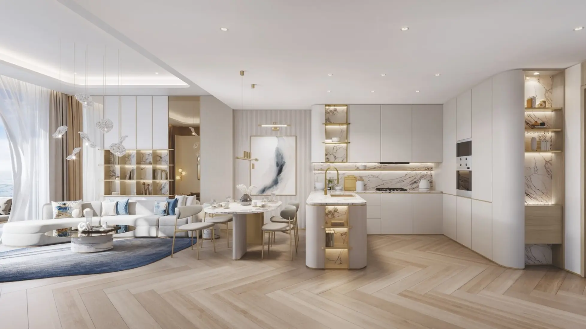 Semi-furnished finishing 4