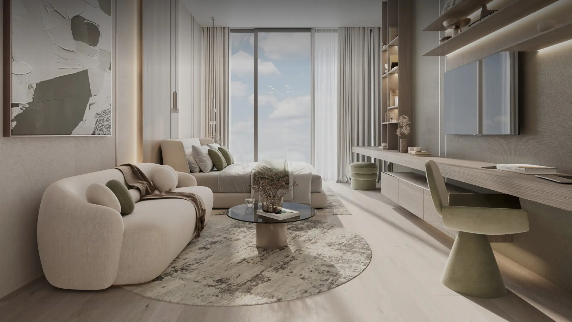 Semi-furnished finishing 2