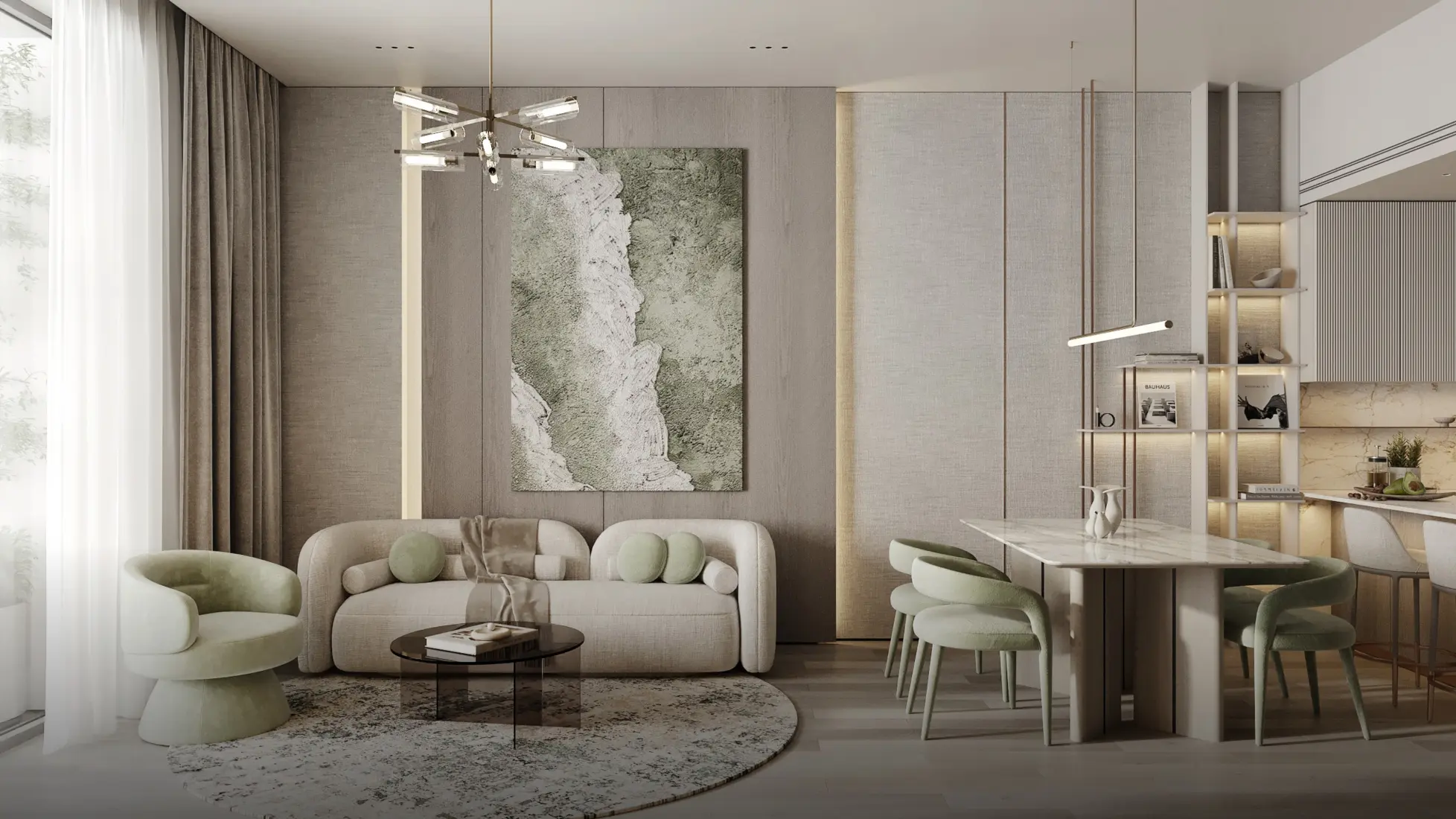 Semi-furnished finishing 4