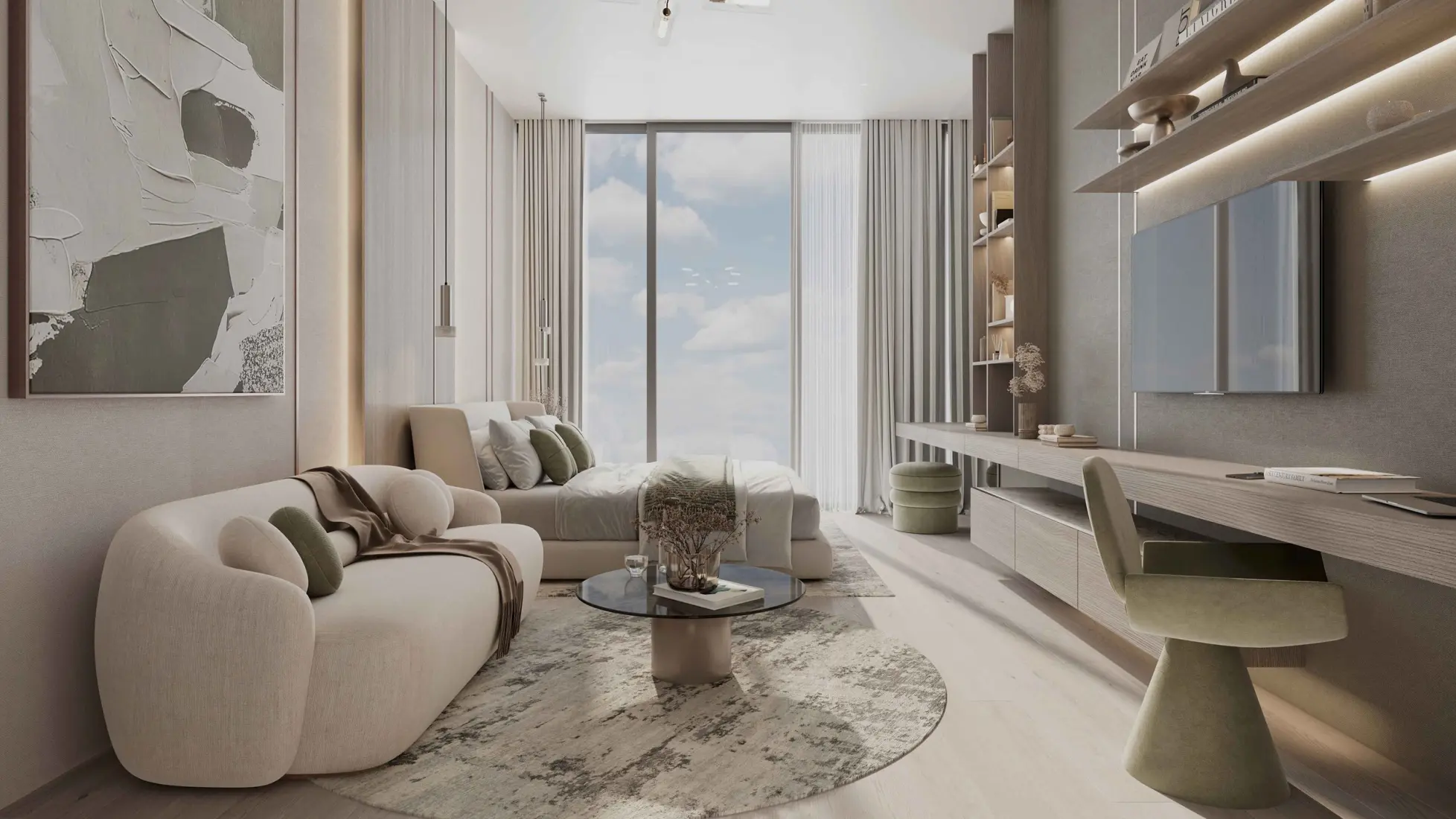 Semi-furnished finishing 2