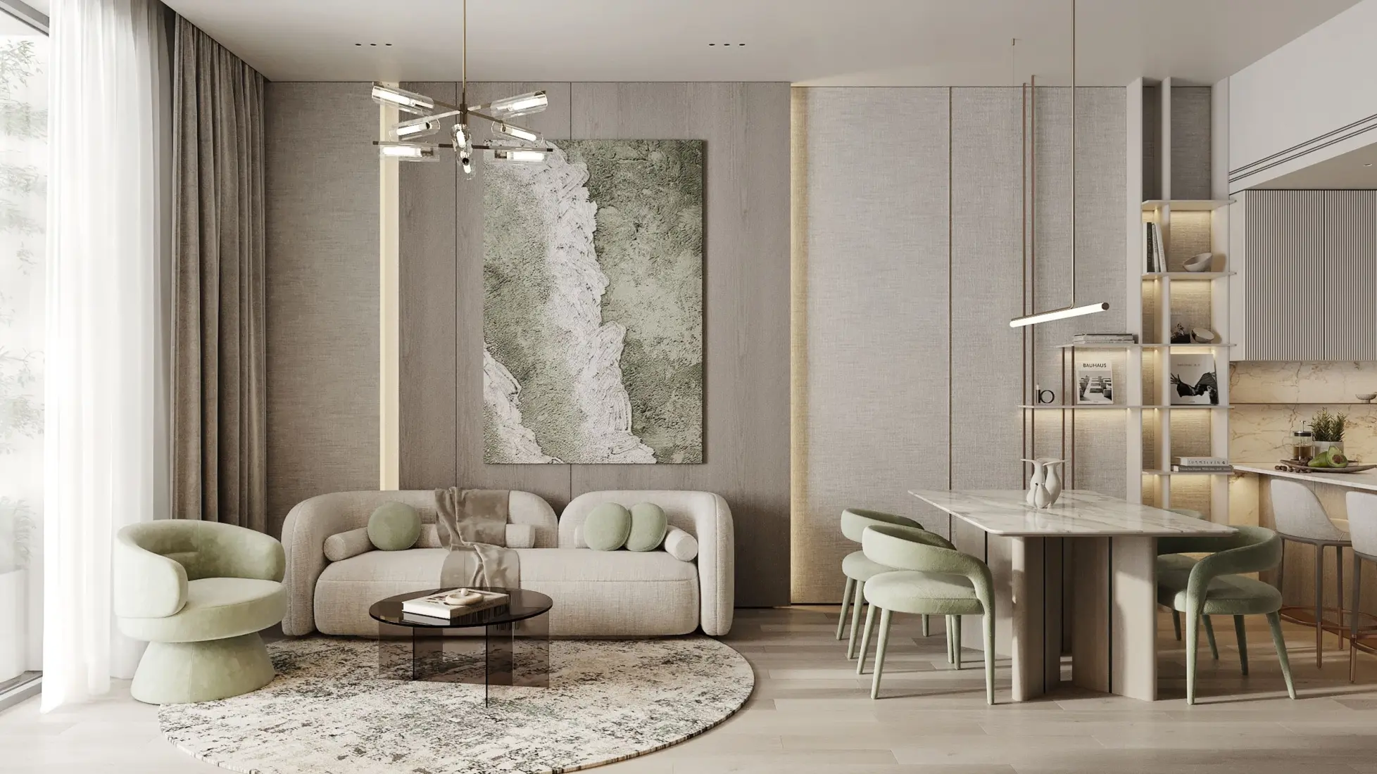 Semi-furnished finishing 4