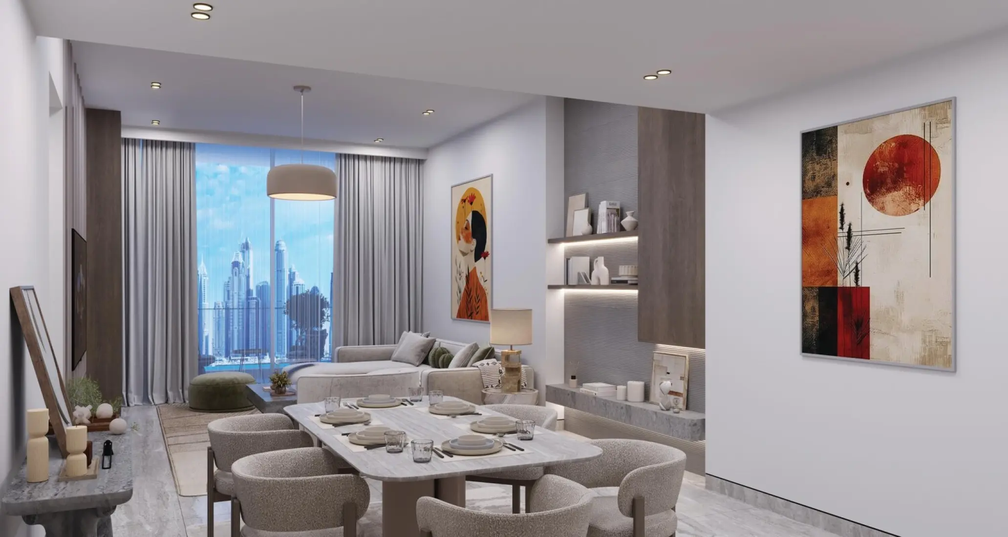 Semi-furnished finishing 1