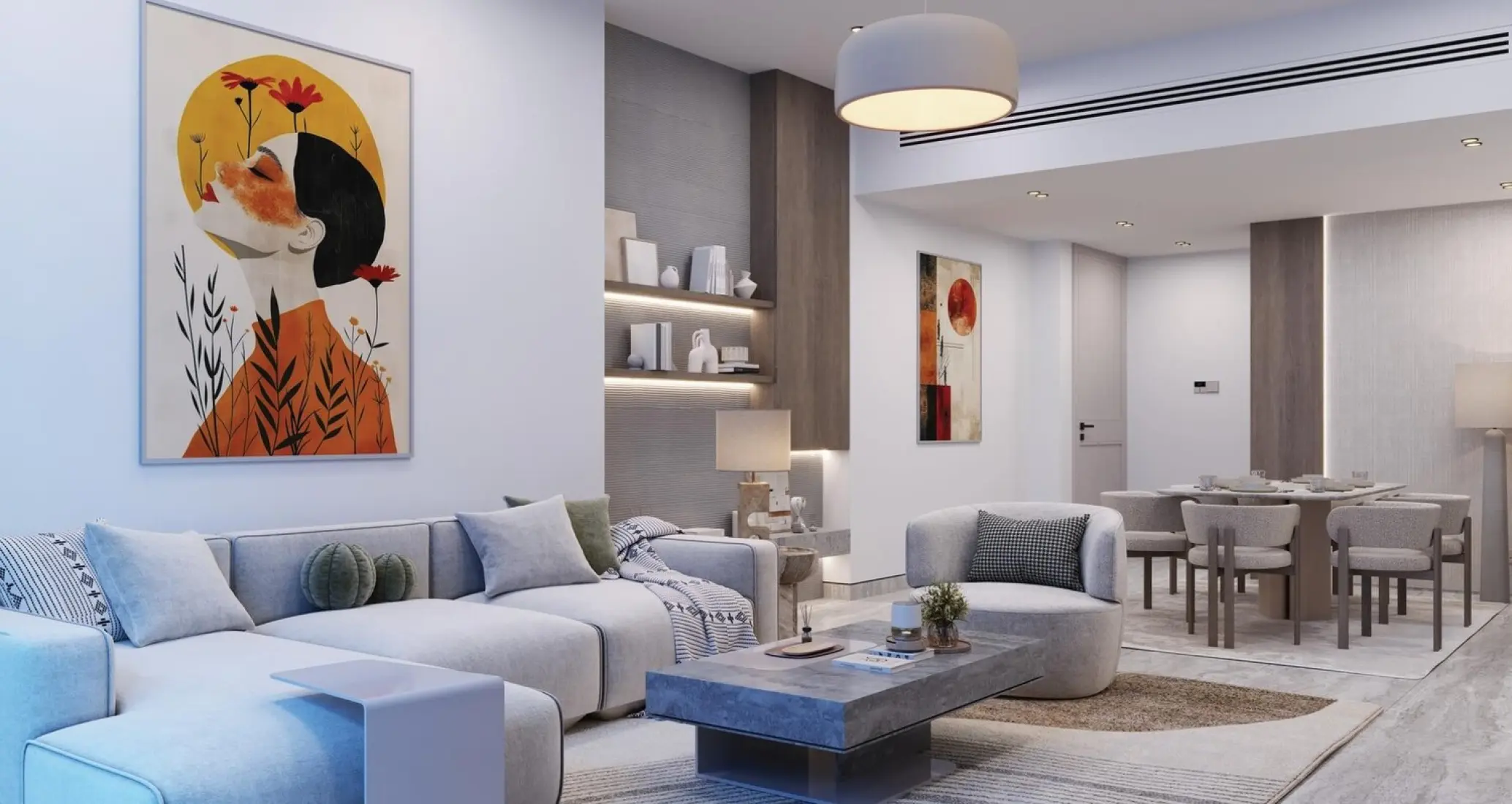 Semi-furnished finishing 2