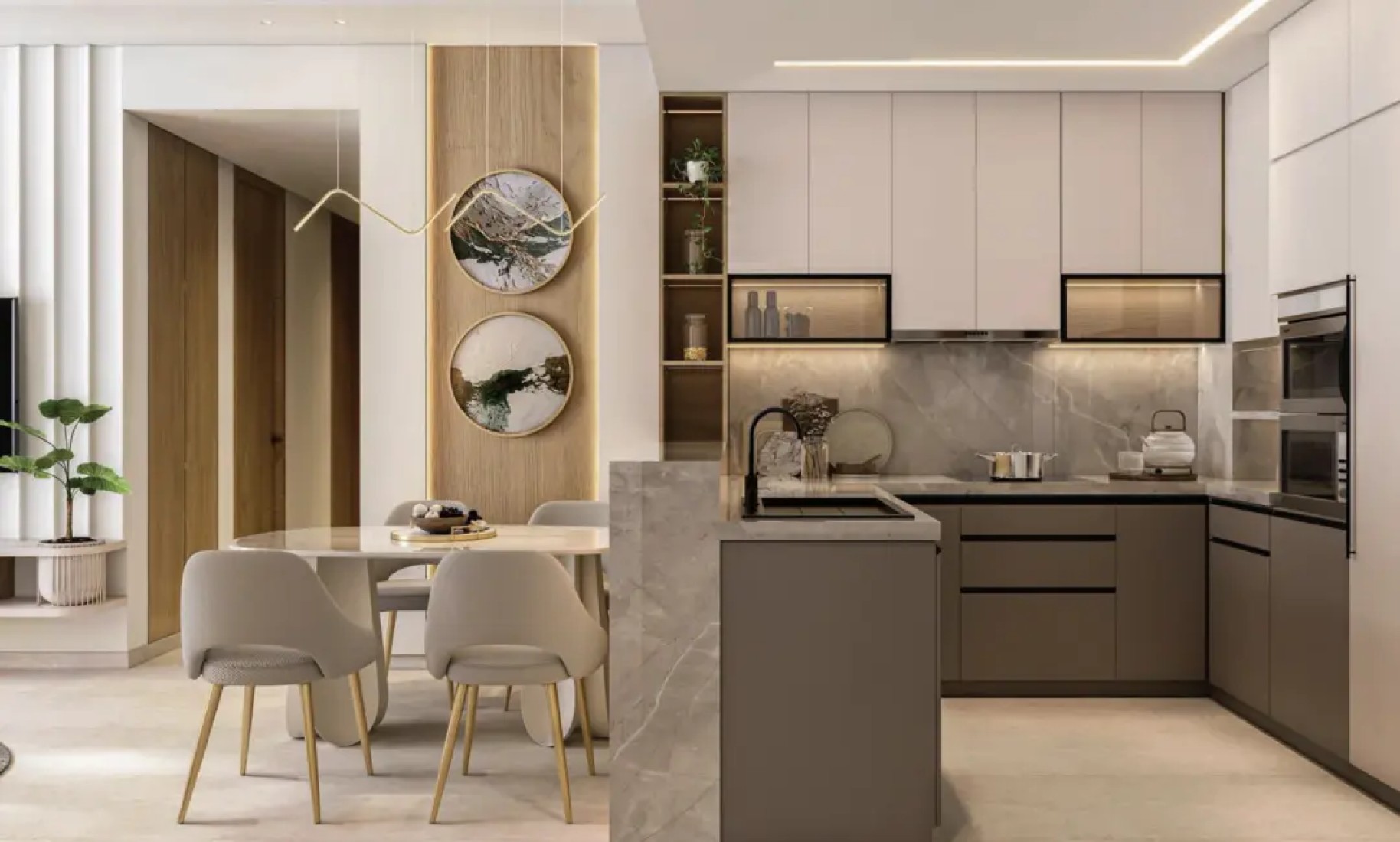 Semi-furnished finishing 4