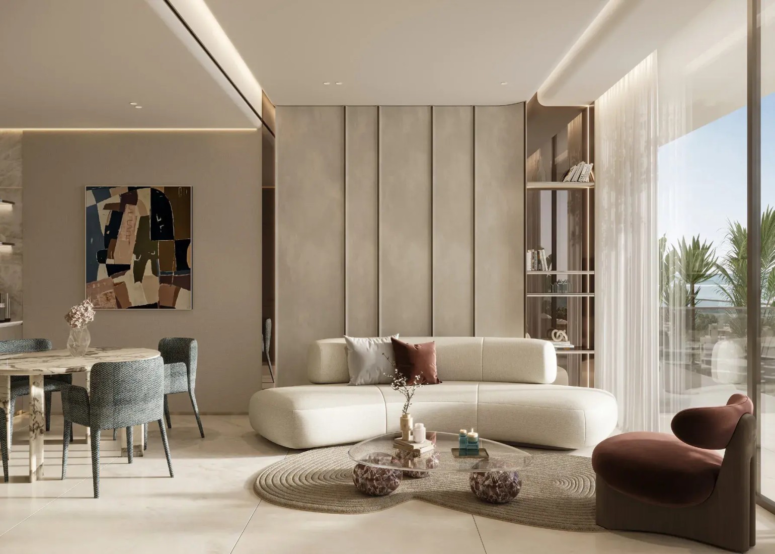 Semi-furnished finishing 4